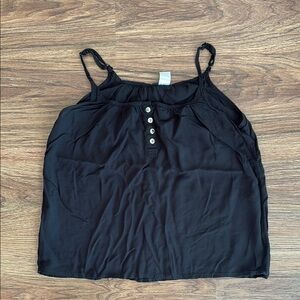 Black Flowy Tank Top